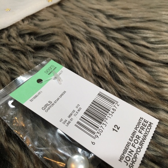 🥳Host Pick🥳 NEW❤️Sears Girls Chiffon Star Dress - Picture 3 of 8